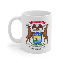 Load image into Gallery viewer, Michigan Coat of Arms Mug
