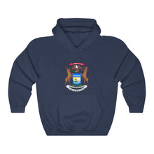 Load image into Gallery viewer, Michigan Coat of Arms Hoodie
