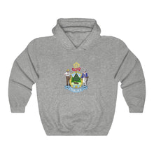 Load image into Gallery viewer, Maine Coat of Arms Hoodie
