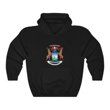 Load image into Gallery viewer, Michigan Coat of Arms Hoodie
