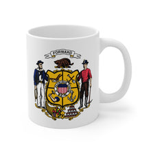 Load image into Gallery viewer, Wisconsin Coat of Arms Mug
