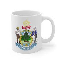 Load image into Gallery viewer, Maine Coat of Arms Mug
