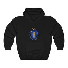 Load image into Gallery viewer, Massachusetts Coat of Arms Hoodie
