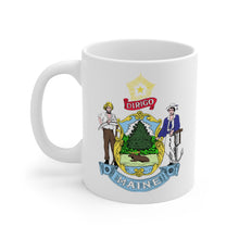 Load image into Gallery viewer, Maine Coat of Arms Mug
