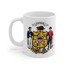 Load image into Gallery viewer, Wisconsin Coat of Arms Mug
