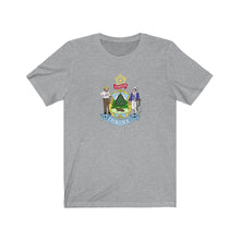 Load image into Gallery viewer, Maine Coat of Arms T-shirt
